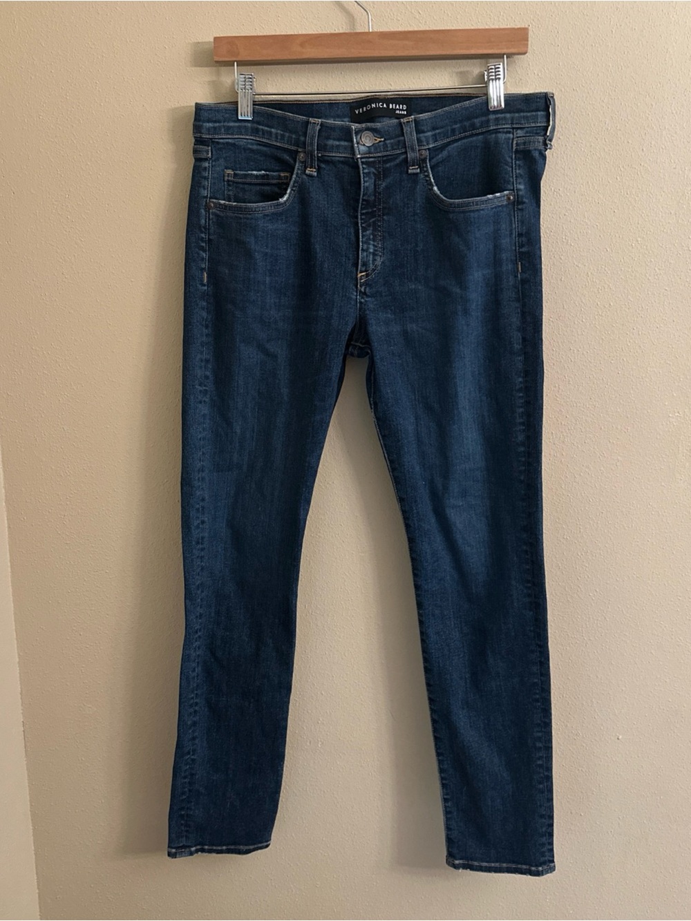 VERONICA BEARD Jeans Brooke 8.5” Skinny‎ Mid  Size 31 Inseam 28 USA